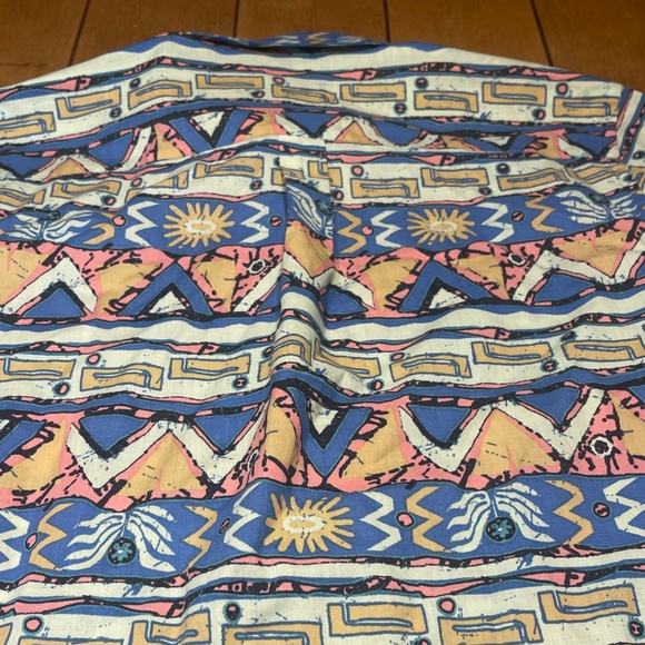 Patagonia Go To Shirt Aztec Southwestern All Over Print Size Large Button Up - Picture 14 of 15